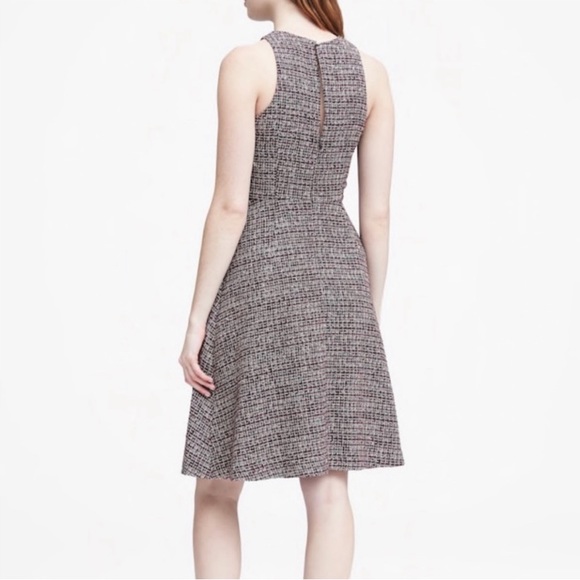 Banana Republic Fit & Flare tweed dress (Size 12) - Picture 2 of 9